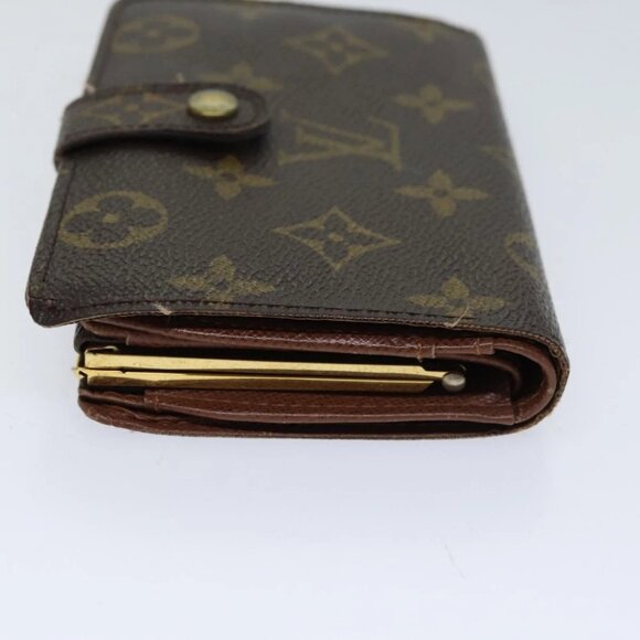LOUIS VUITTON Monogram Porte Monnaie Billets Viennois Wallet M61663 Auth 70691 - Picture 9 of 15